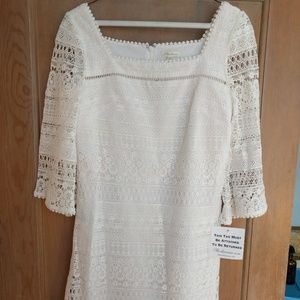 Shoshanna white dress size 2